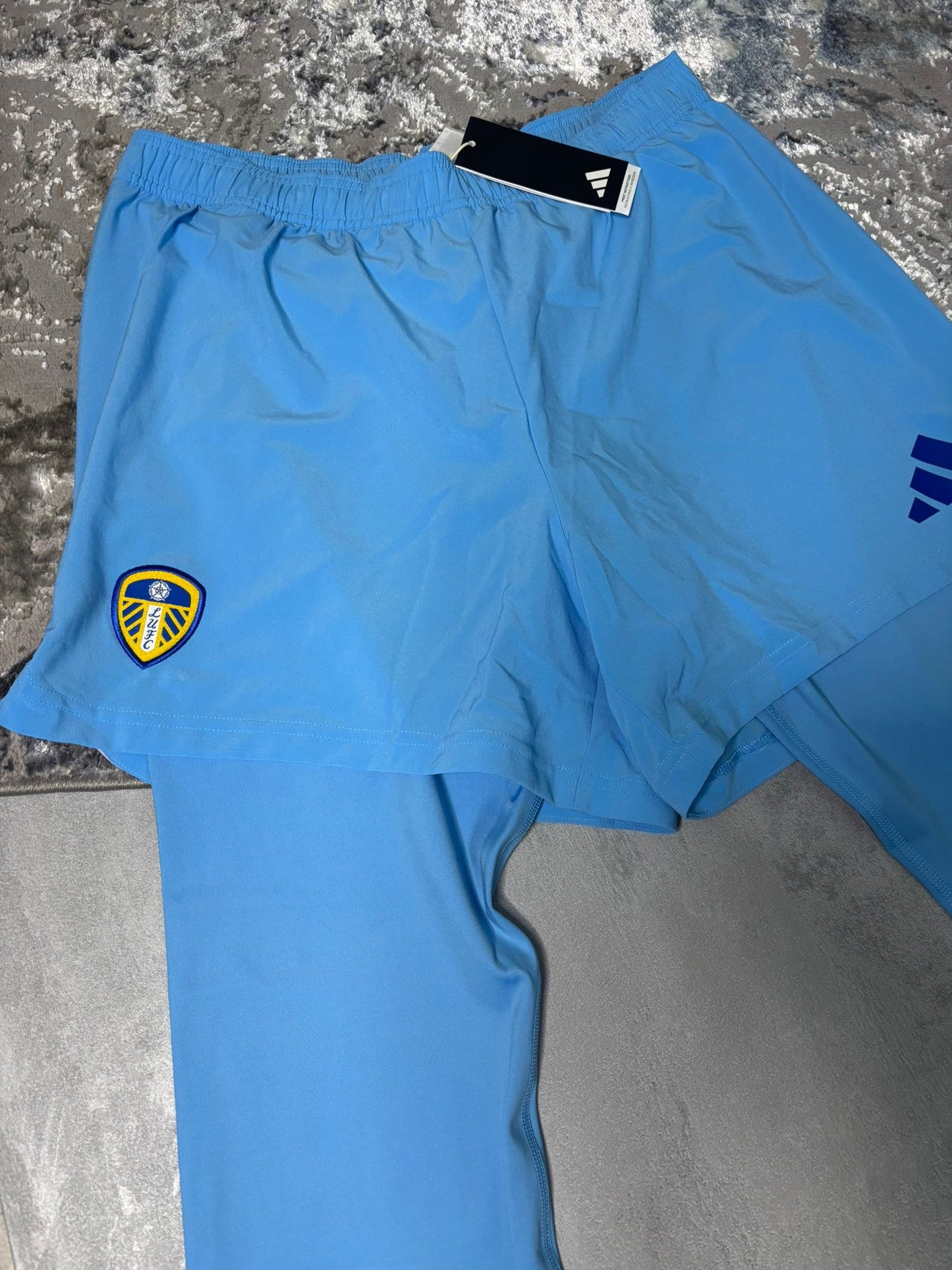 Leeds United tights and shorts