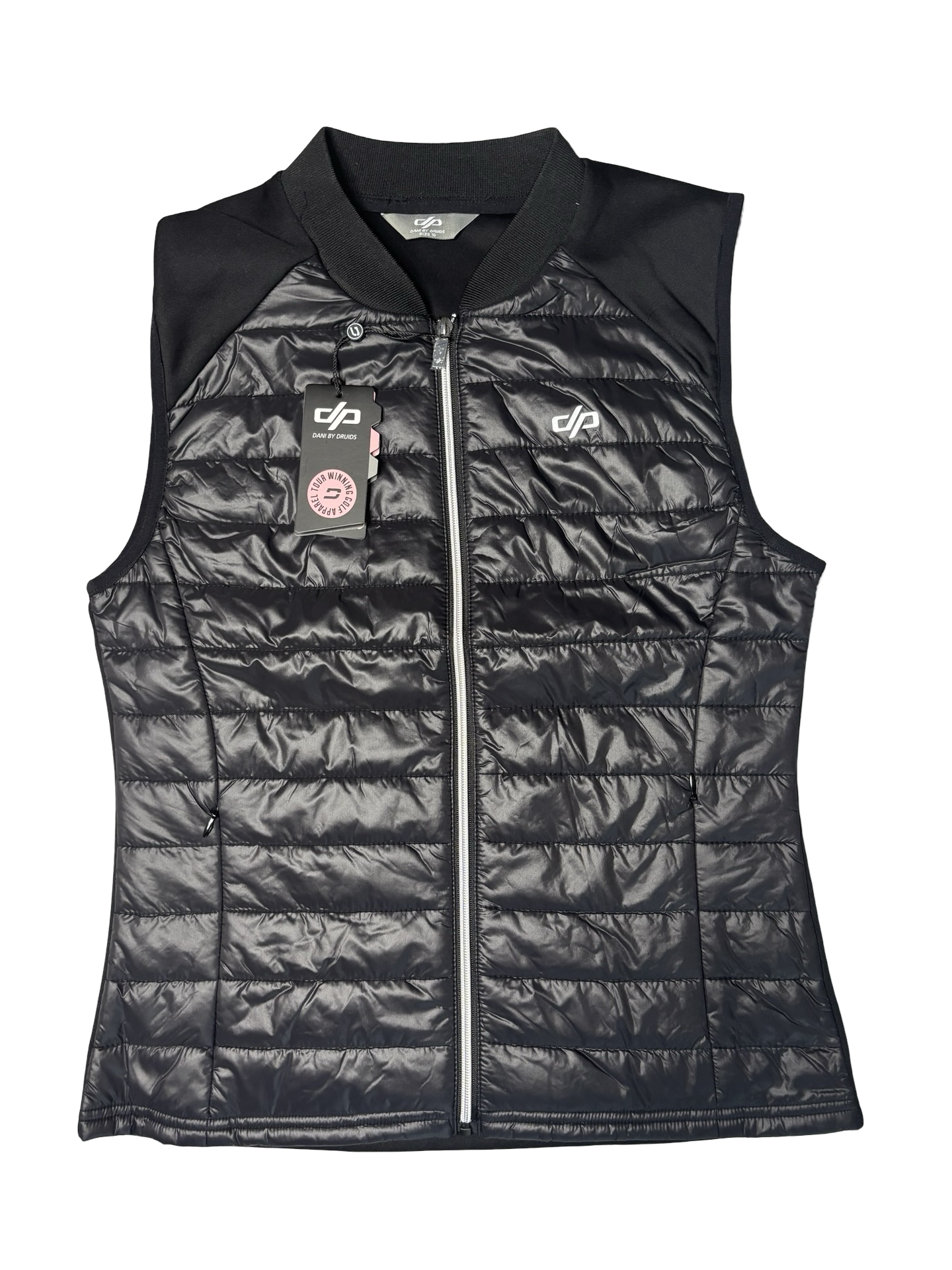 Druids Golf Gillet - Womens Black