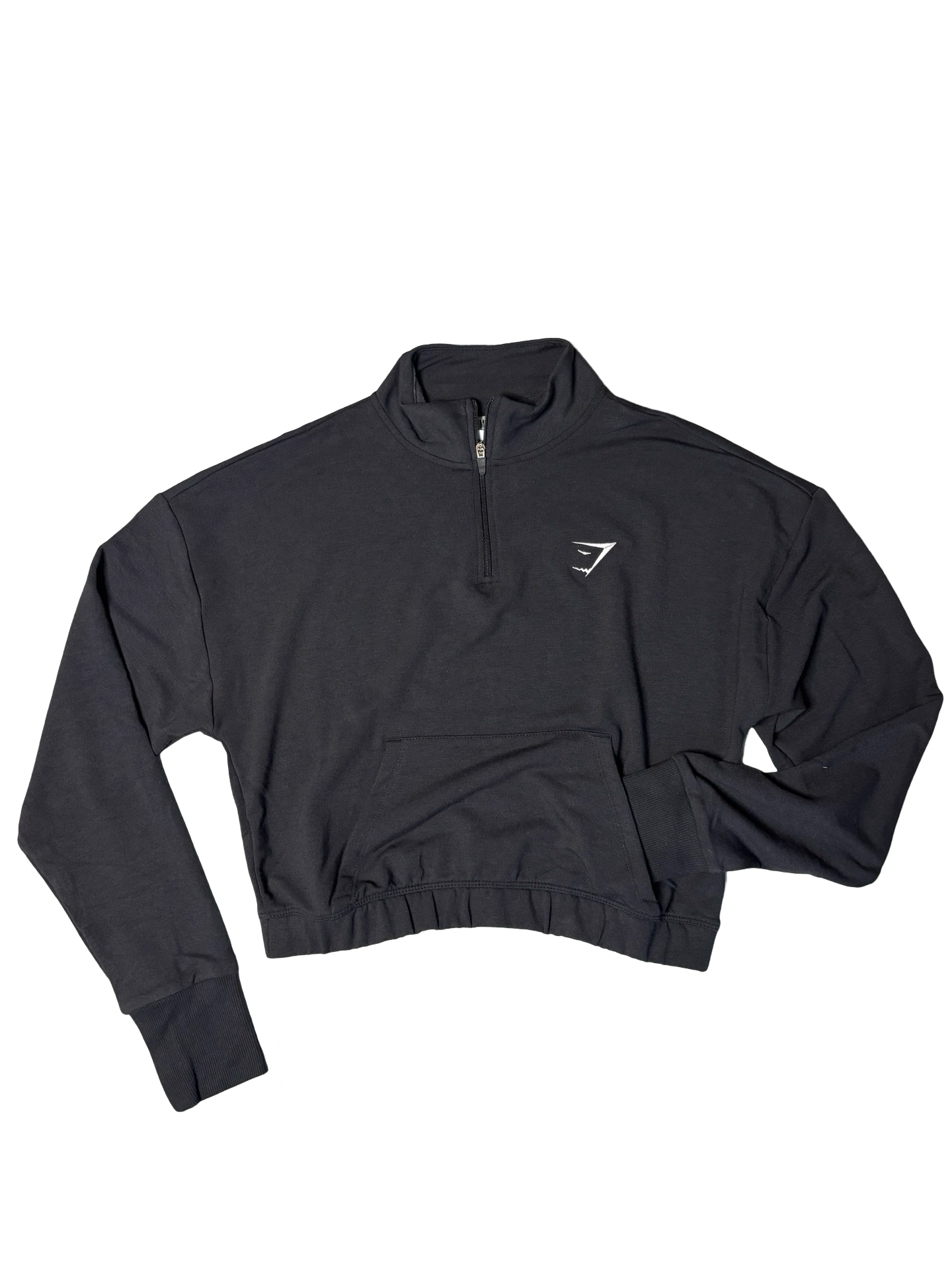 Gymshark Women’s Cropped Tracksuit Top - Charcoal