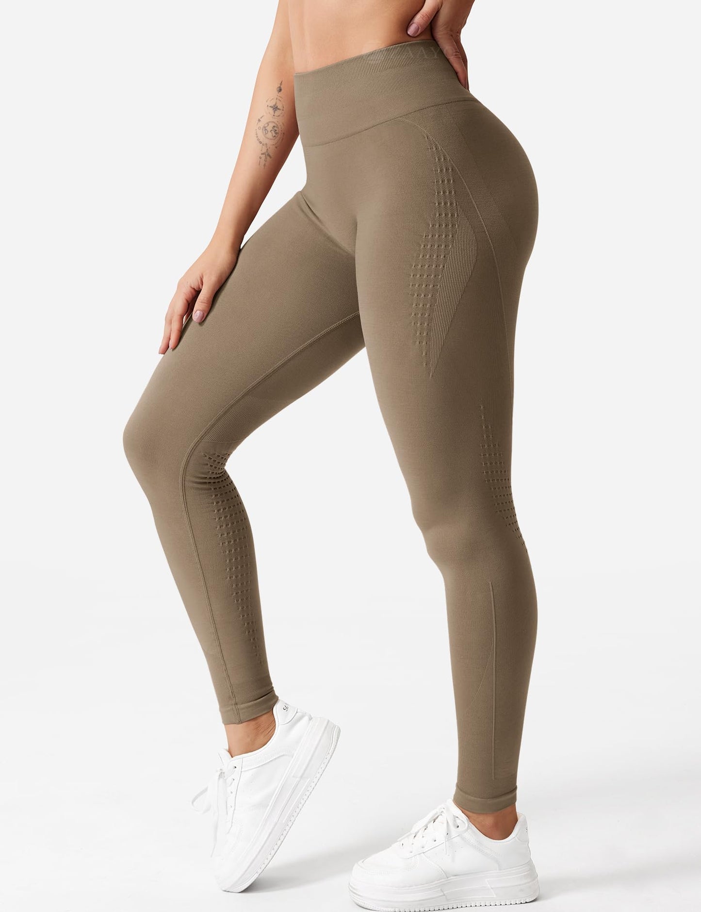 Sport Leggings for Women - High Waist Gym Leggings with Seamless Scrunch Butt for Yoga, Gym, Workout & Fitness