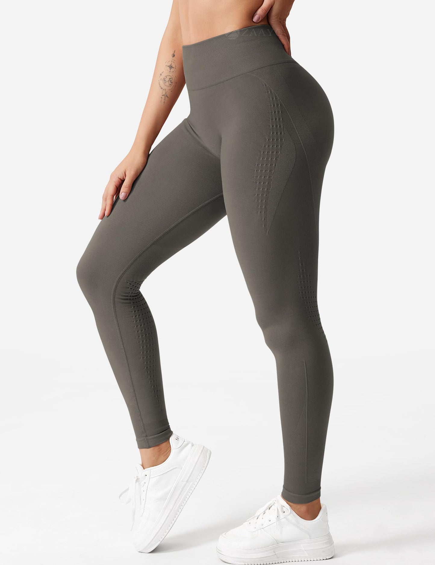 Sport Leggings for Women - High Waist Gym Leggings with Seamless Scrunch Butt for Yoga, Gym, Workout & Fitness