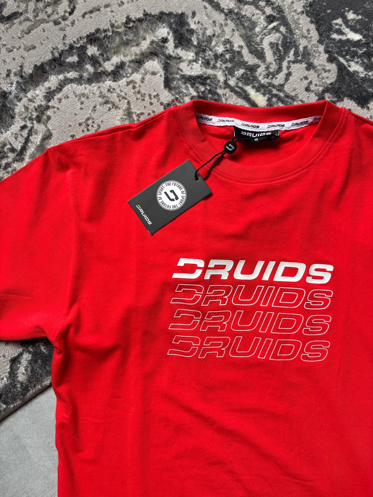 Druids Golf Casual T-Shirts - Red