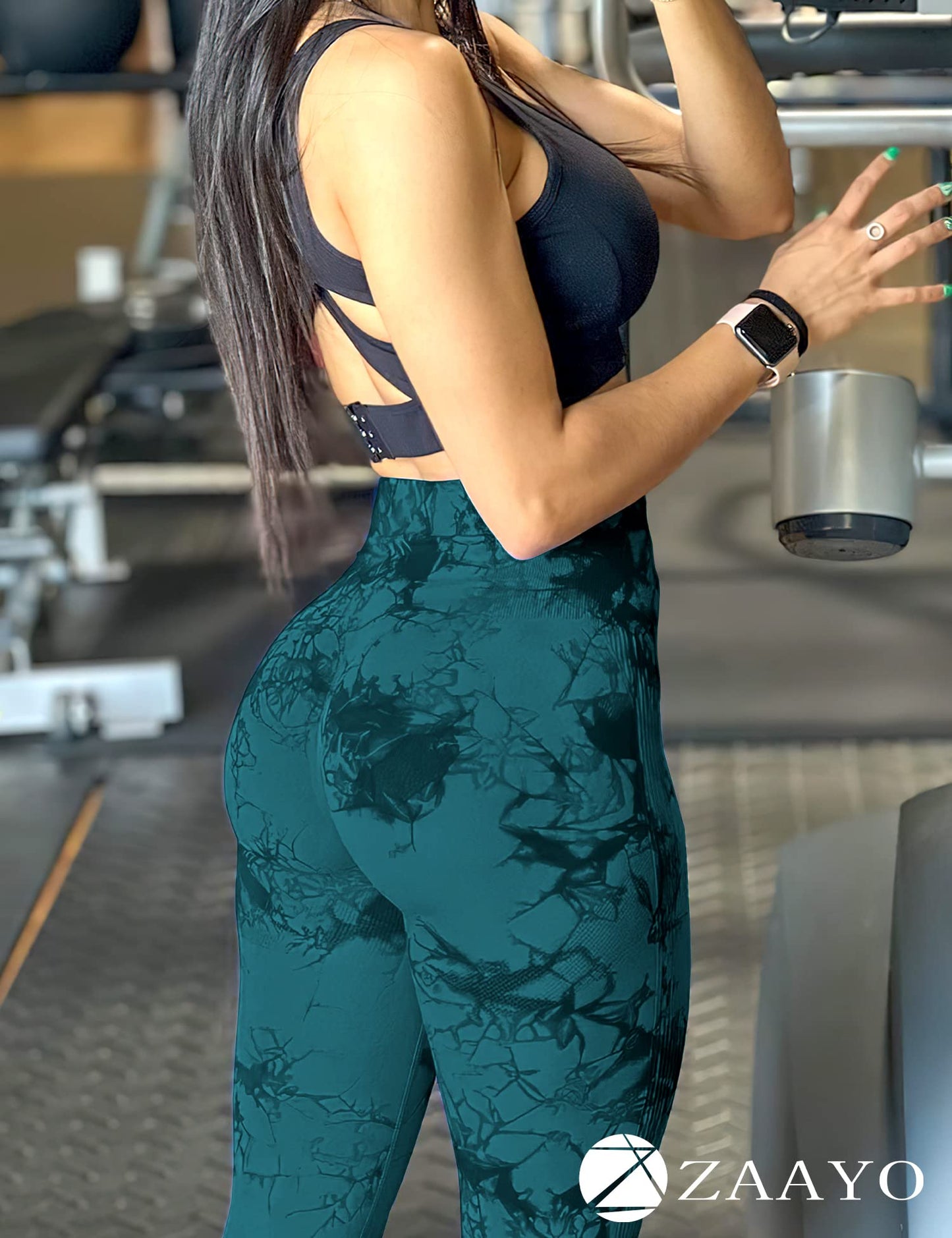 Sport Leggings for Women - High Waist Gym Leggings with Seamless Scrunch Butt for Yoga, Gym, Workout & Fitness