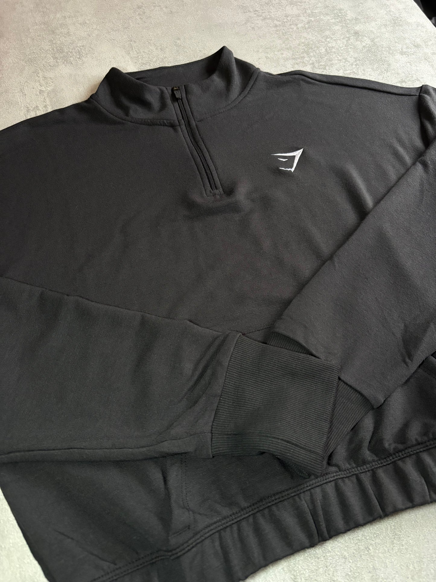 Gymshark Women’s Cropped Tracksuit Top - Charcoal