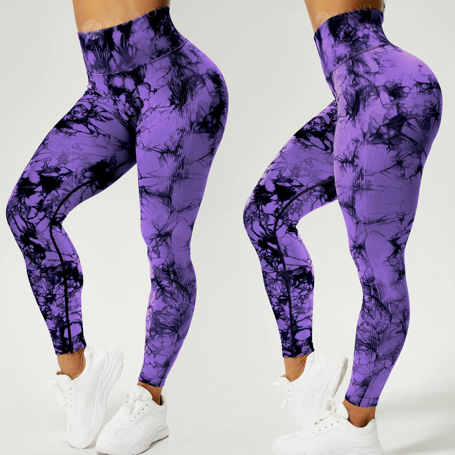 Sport Leggings for Women - High Waist Gym Leggings with Seamless Scrunch Butt for Yoga, Gym, Workout & Fitness