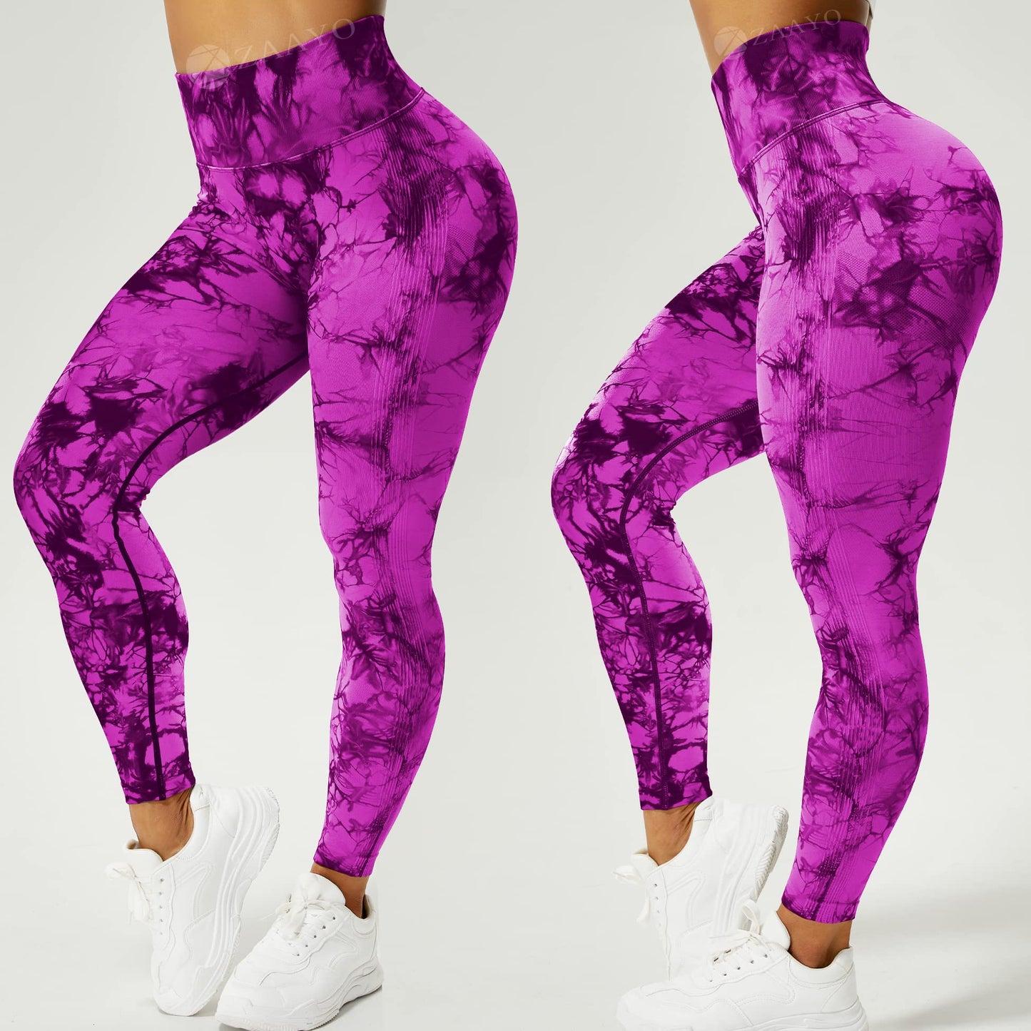Sport Leggings for Women - High Waist Gym Leggings with Seamless Scrunch Butt for Yoga, Gym, Workout & Fitness