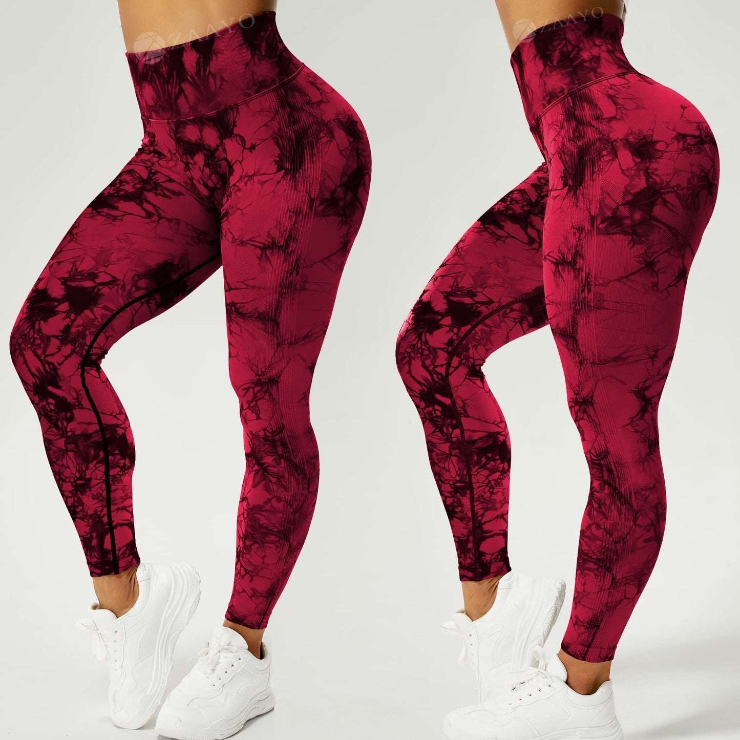 Sport Leggings for Women - High Waist Gym Leggings with Seamless Scrunch Butt for Yoga, Gym, Workout & Fitness