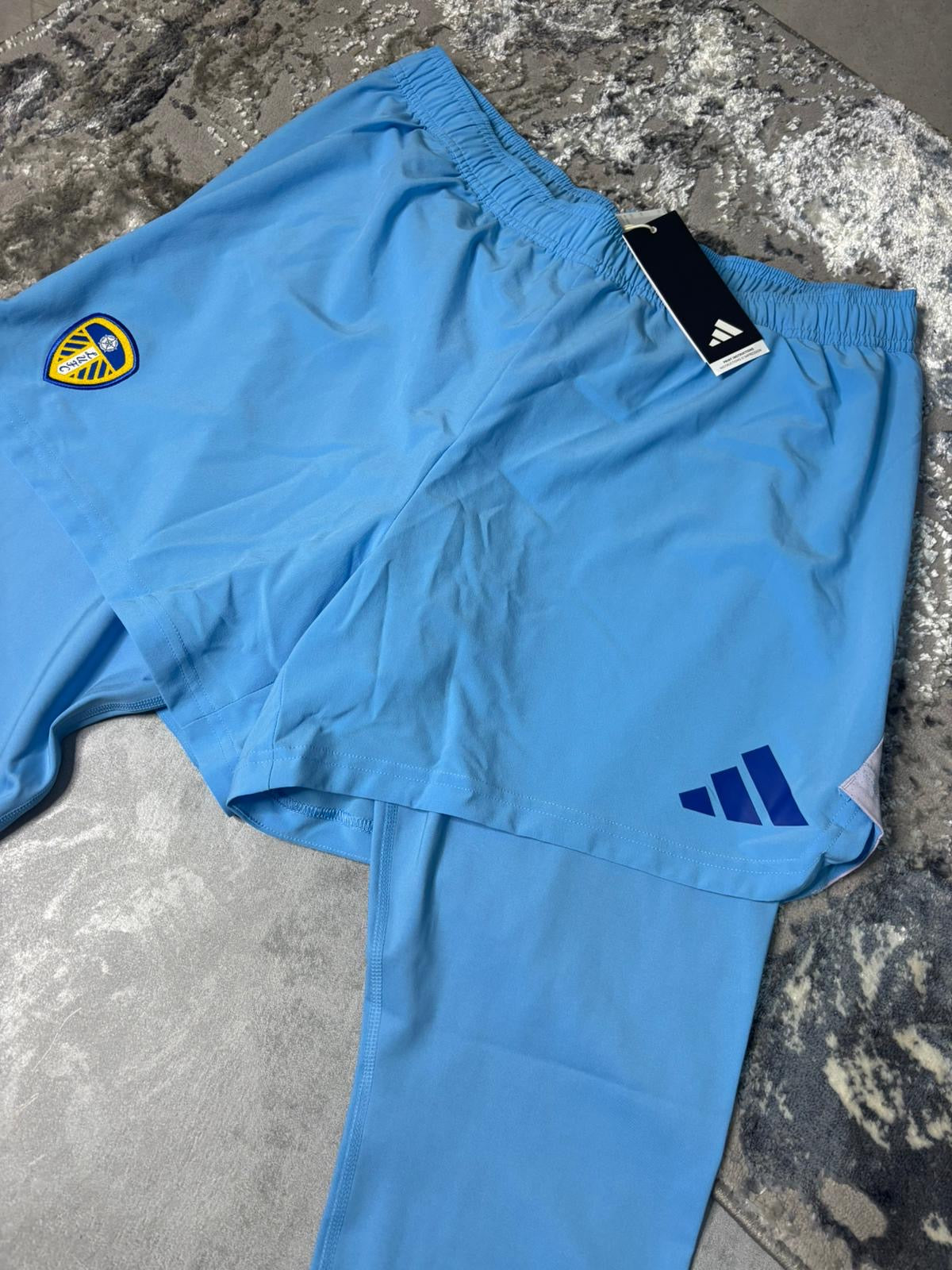 Leeds United tights and shorts