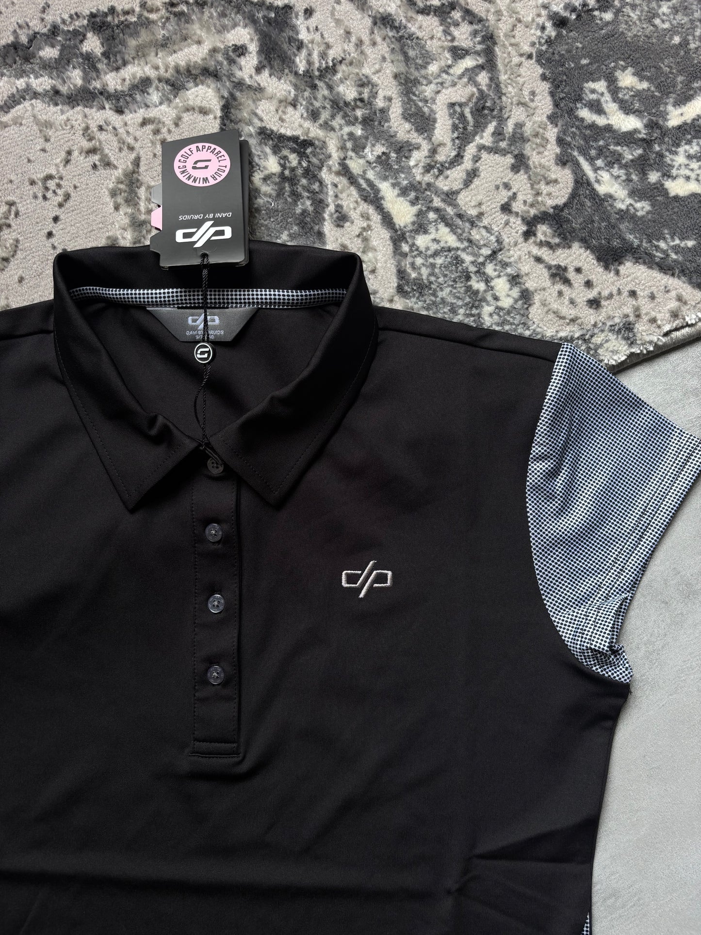 Women’s Druid Golf Polo - Charcoal
