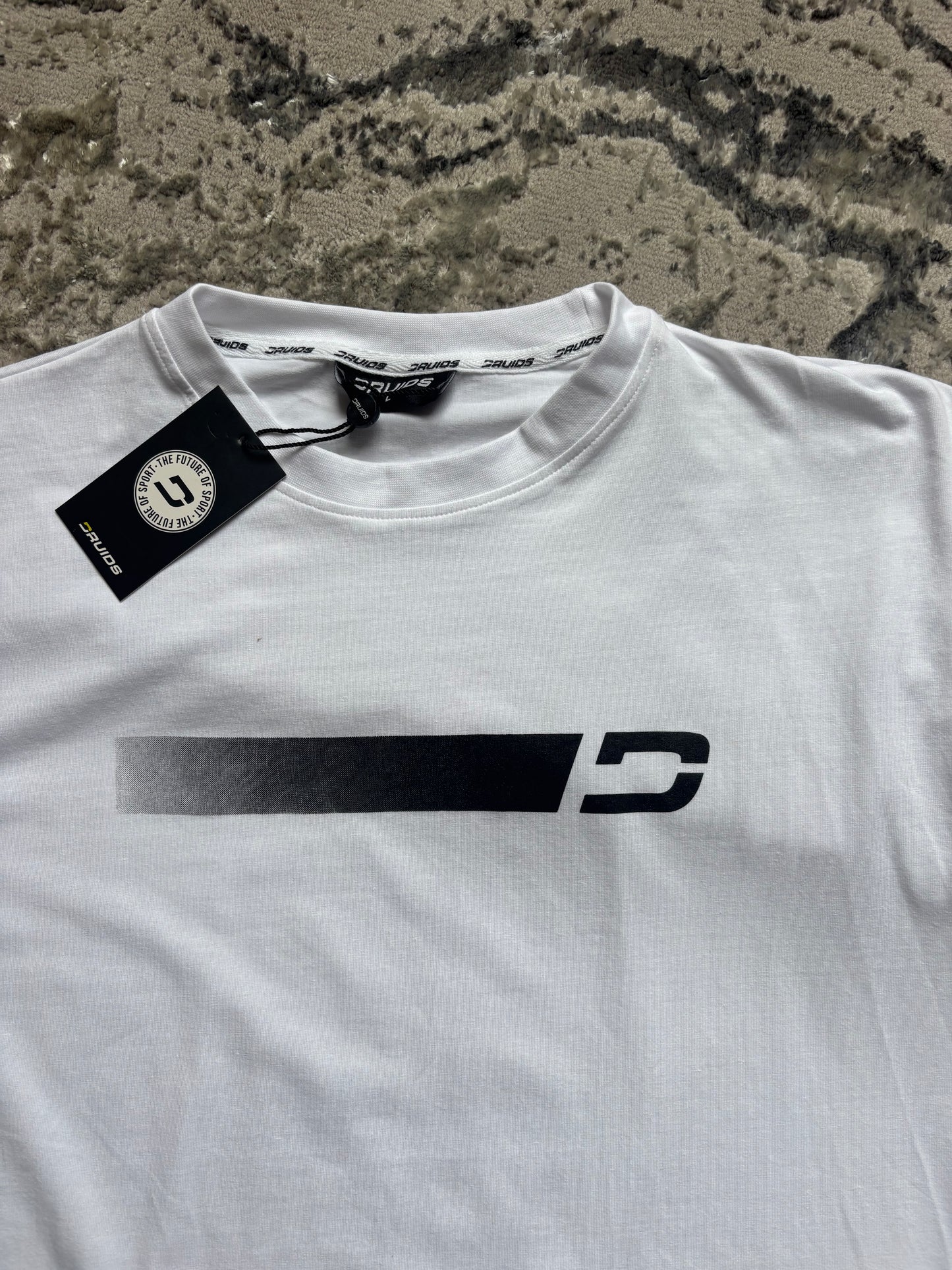 Druids Golf Tech Top - White
