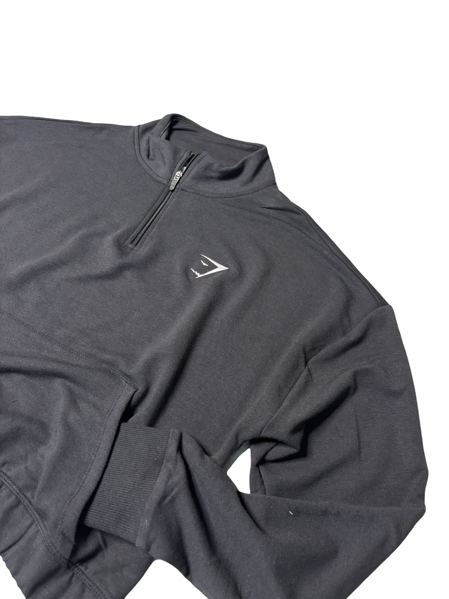 Gymshark Women’s Cropped Tracksuit Top - Charcoal