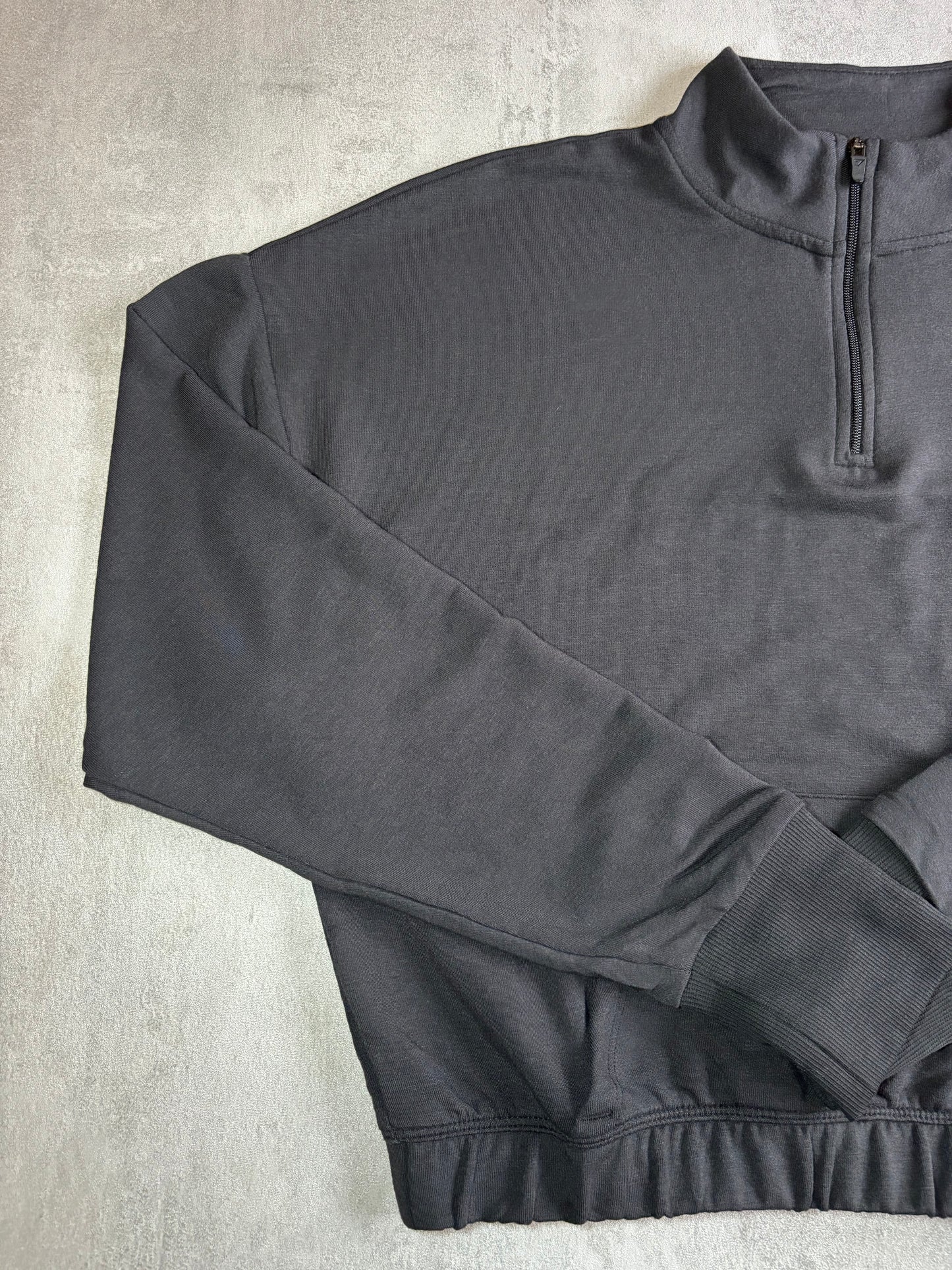 Gymshark Women’s Cropped Tracksuit Top - Charcoal
