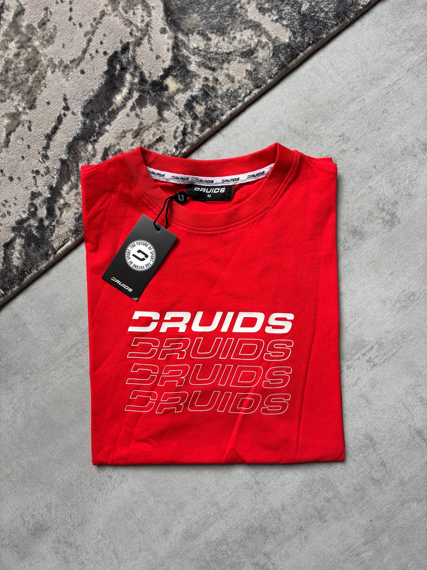 Druids Golf Casual T-Shirts - Red