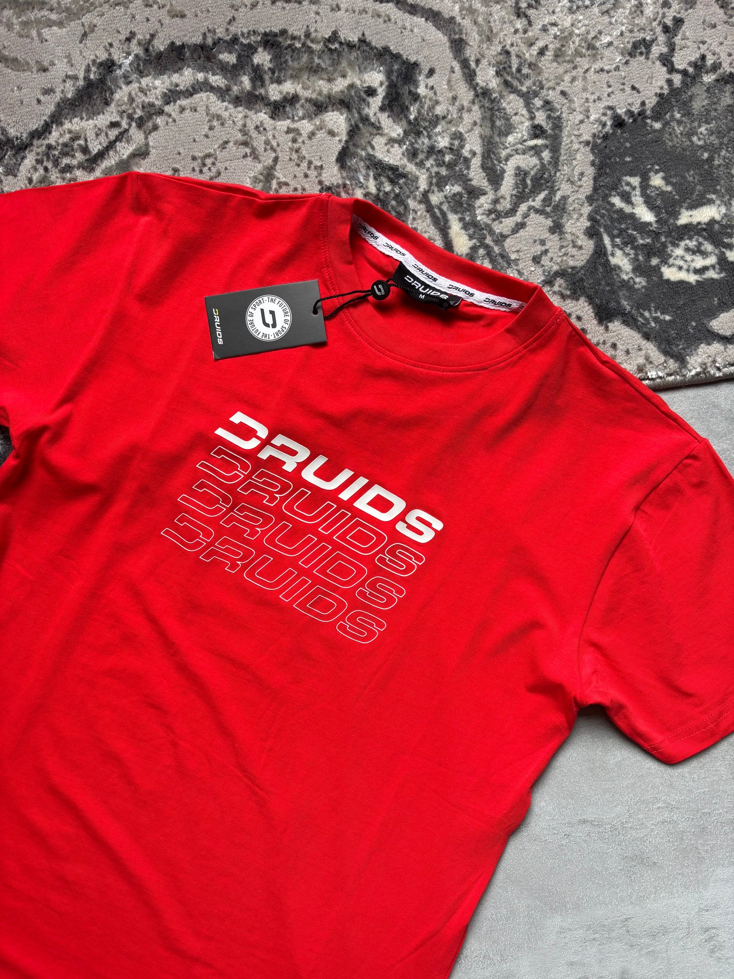 Druids Golf Casual T-Shirts - Red