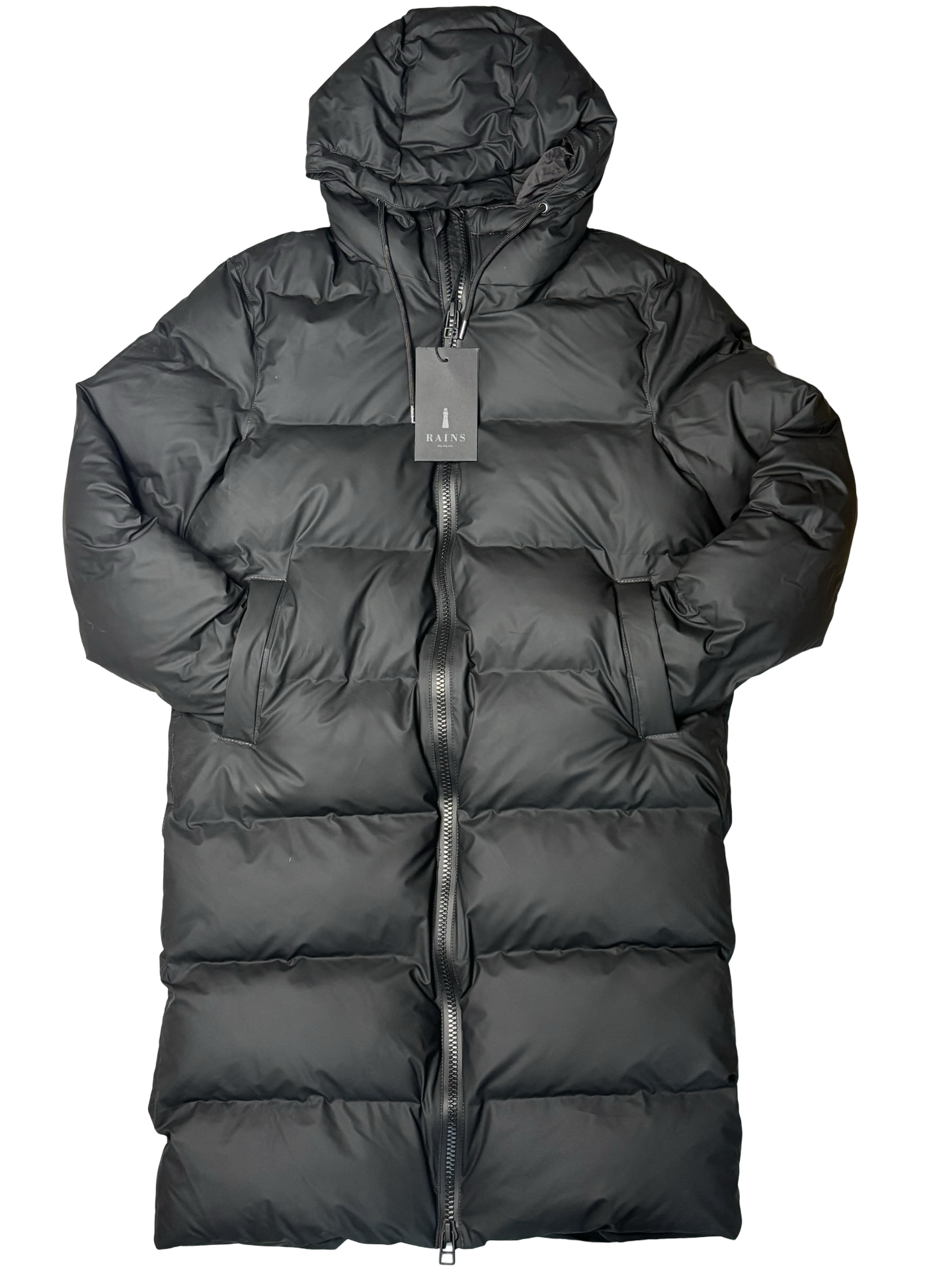 Rains Alta Long Puffer Coat