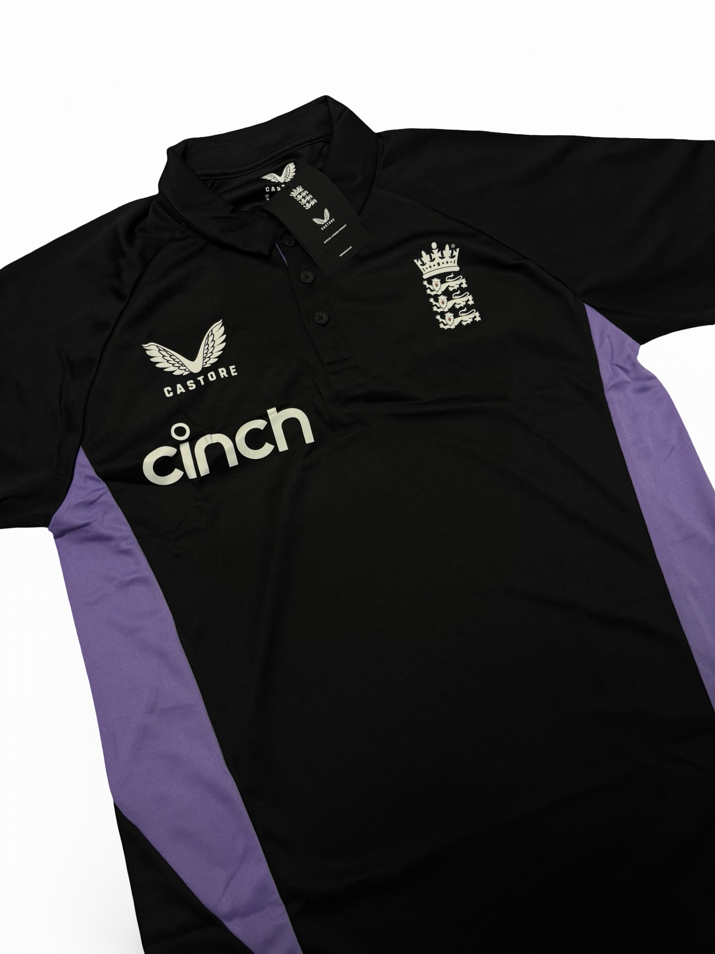England Cricket x Castore Presentation Polo Top