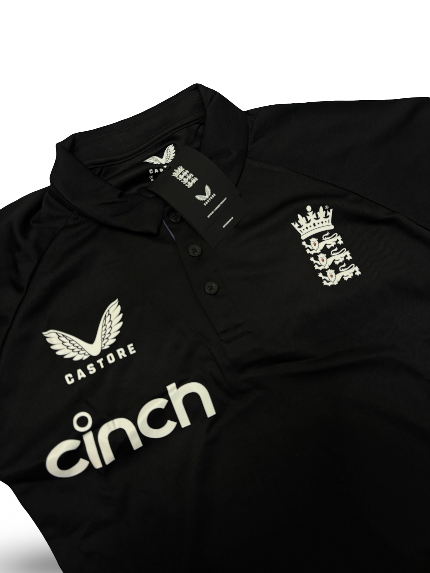England Cricket x Castore Presentation Polo Top