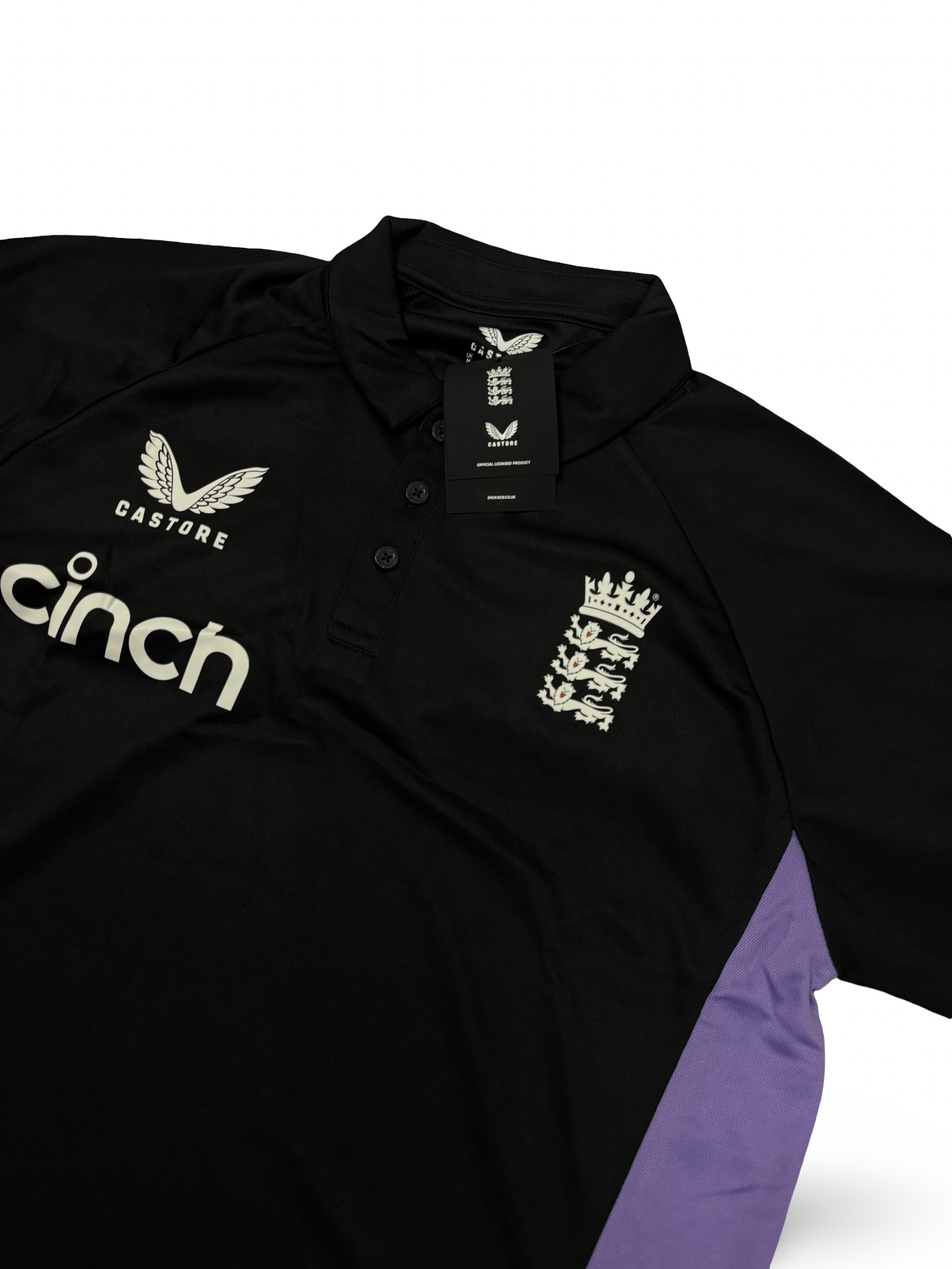 England Cricket x Castore Presentation Polo Top
