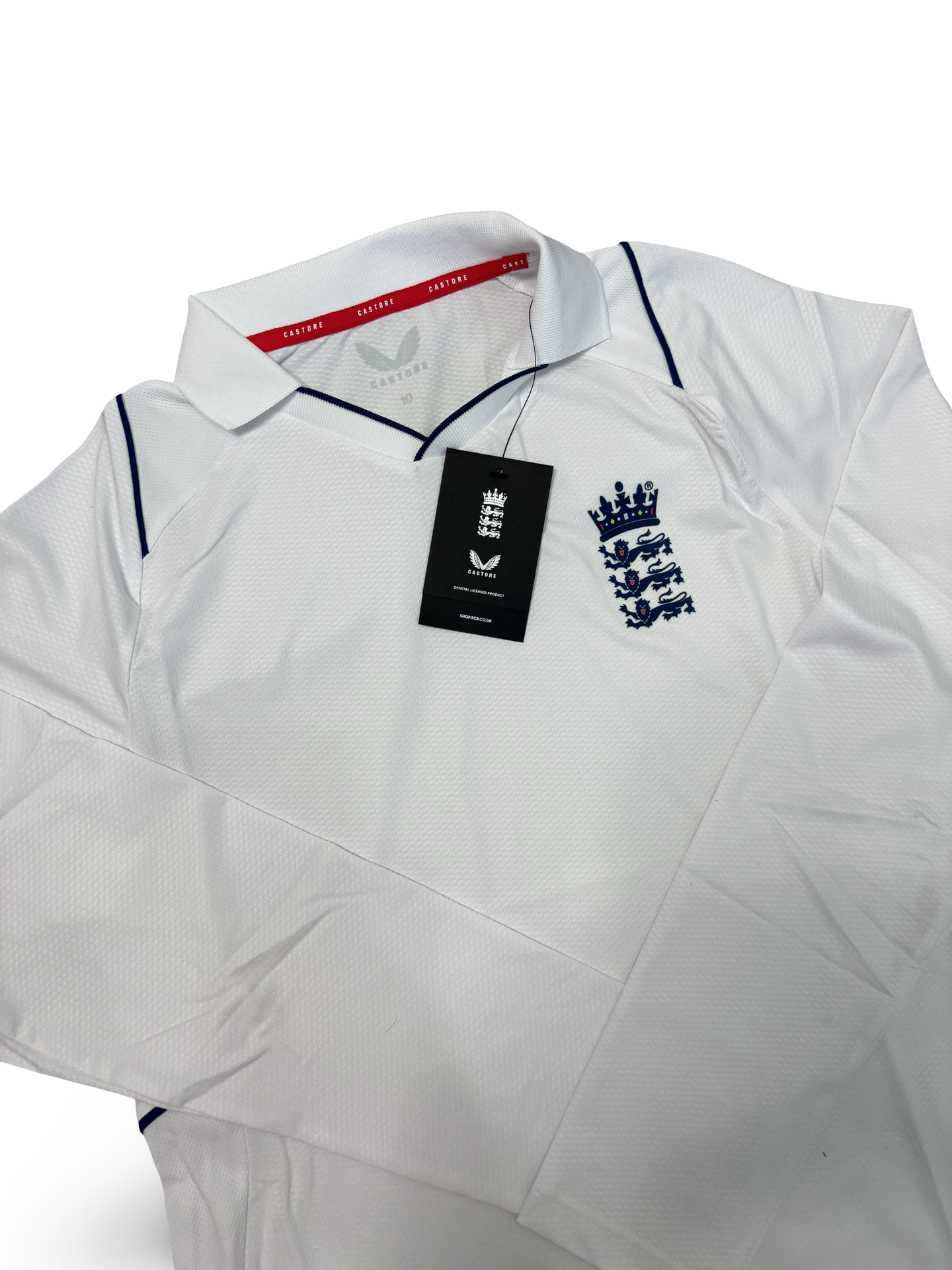 England Cricket x Castore Pro Long Sleeve Polo