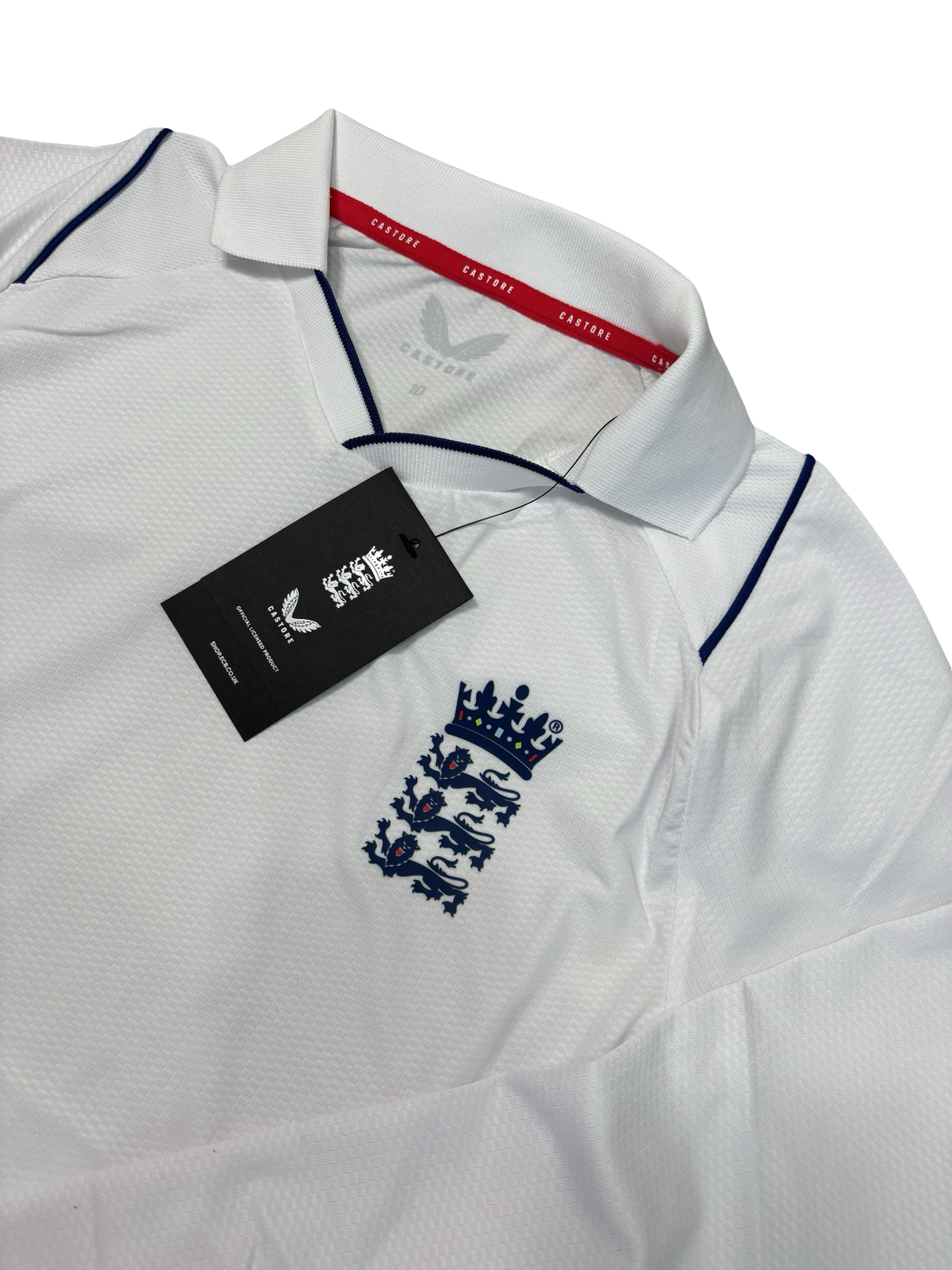 England Cricket x Castore Pro Long Sleeve Polo