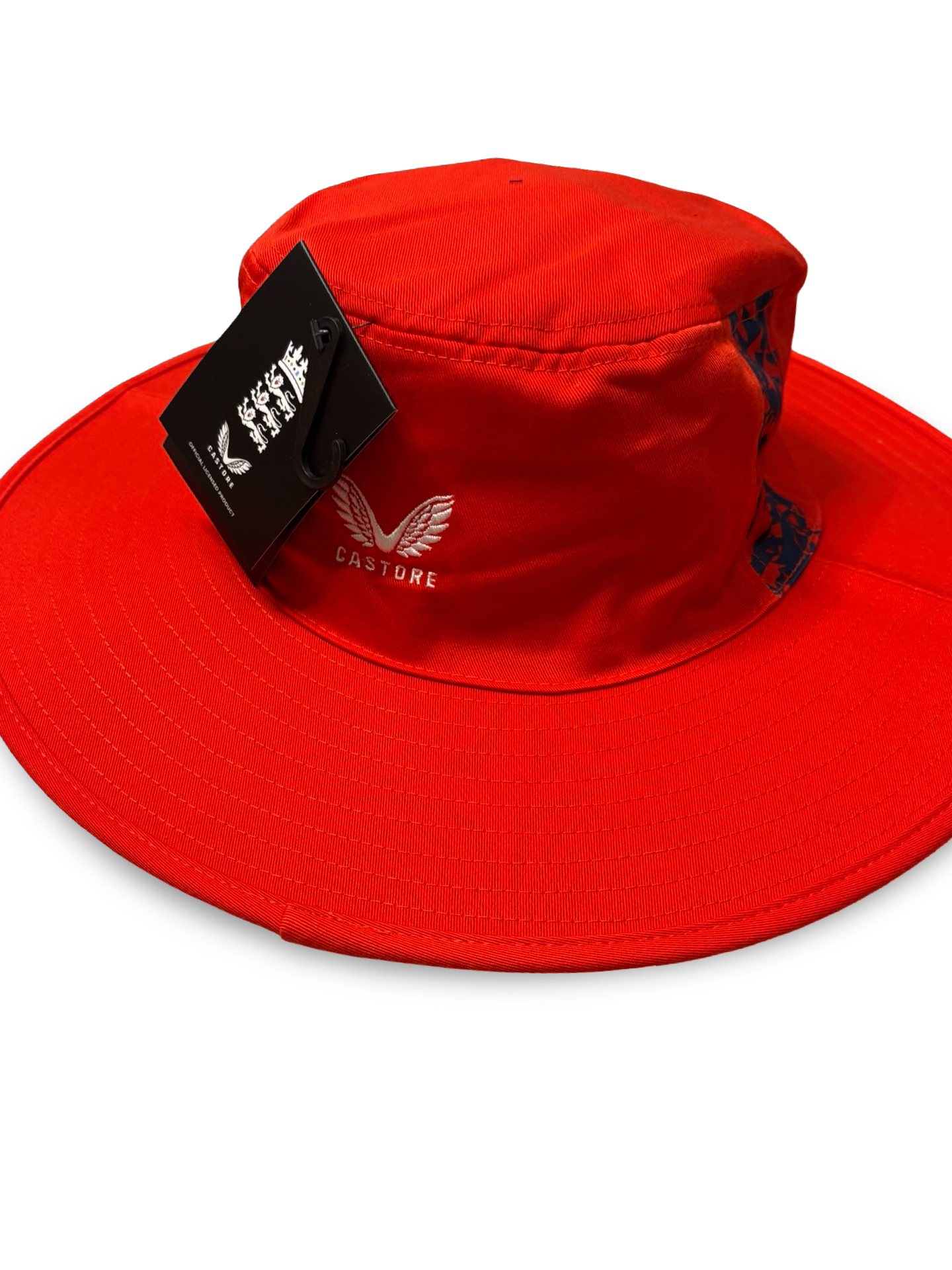 England Cricket x Castore Wide Brim Test Hat - Red