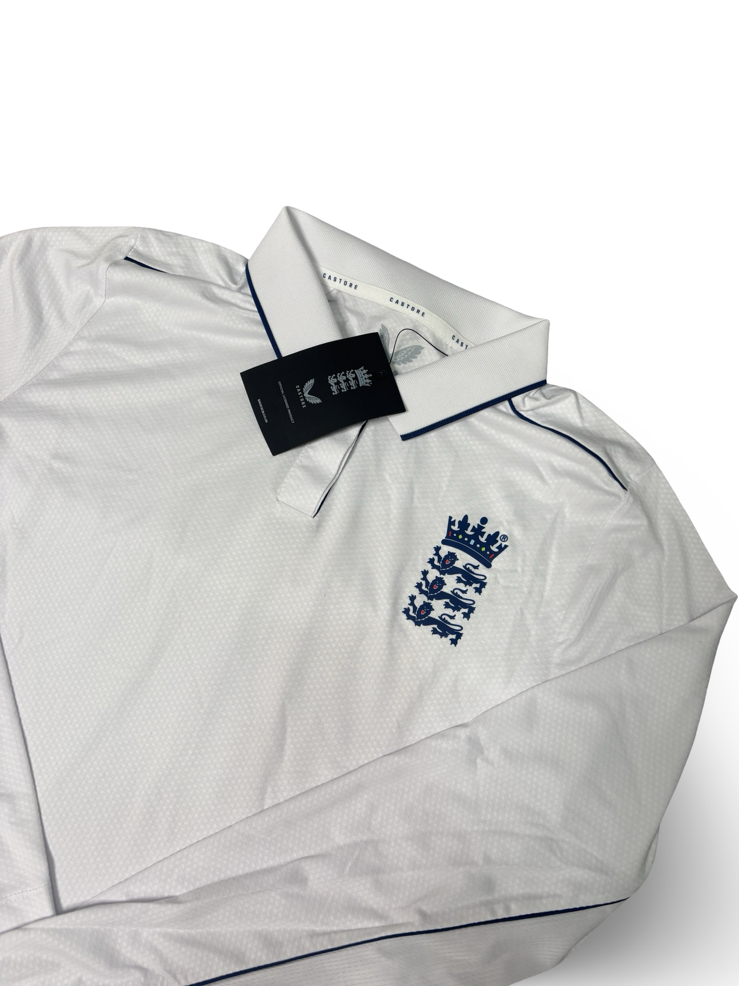 England Cricket x Castore Long Sleeve Polo