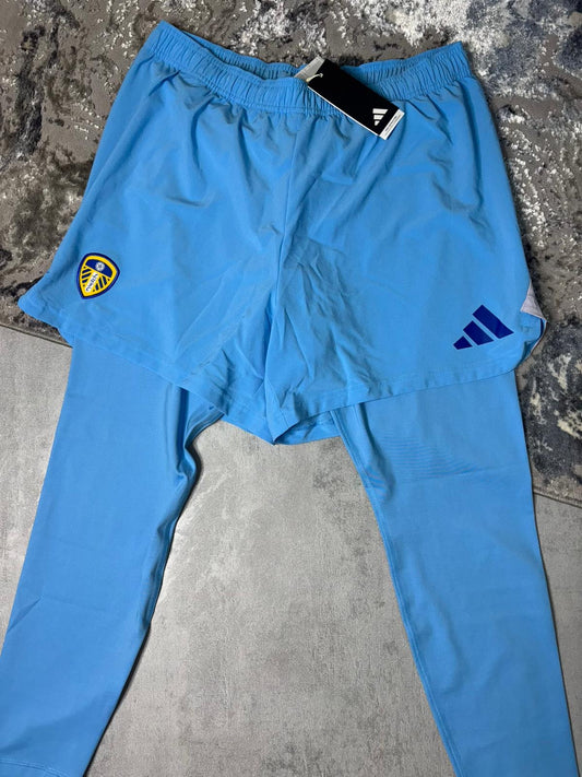Leeds United tights and shorts