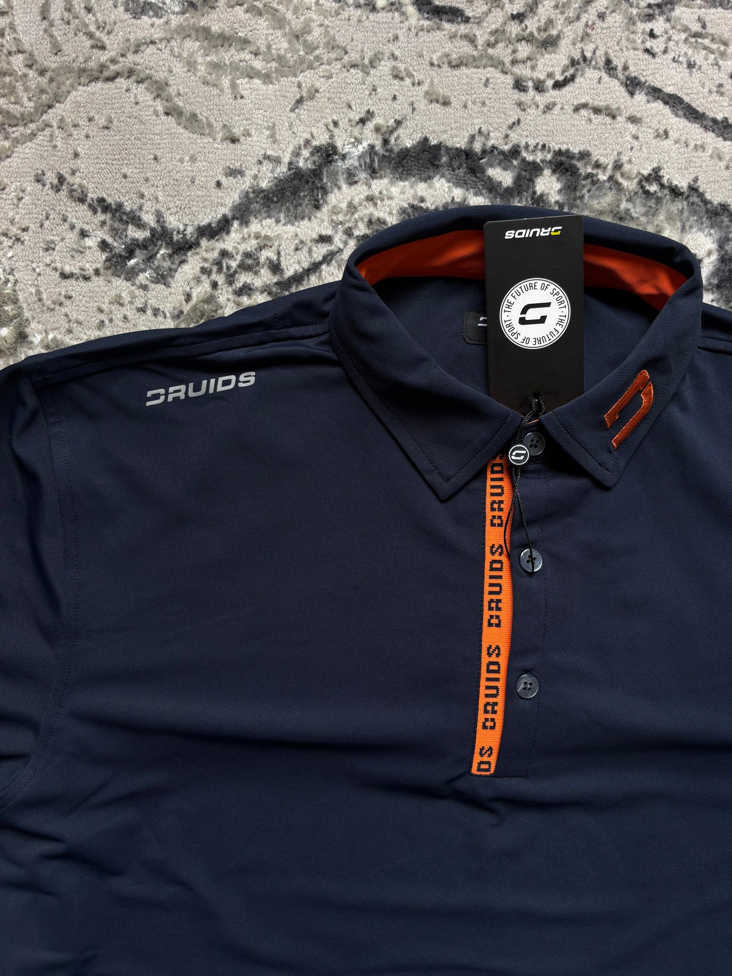 Druids Golf Polo Top - Navy
