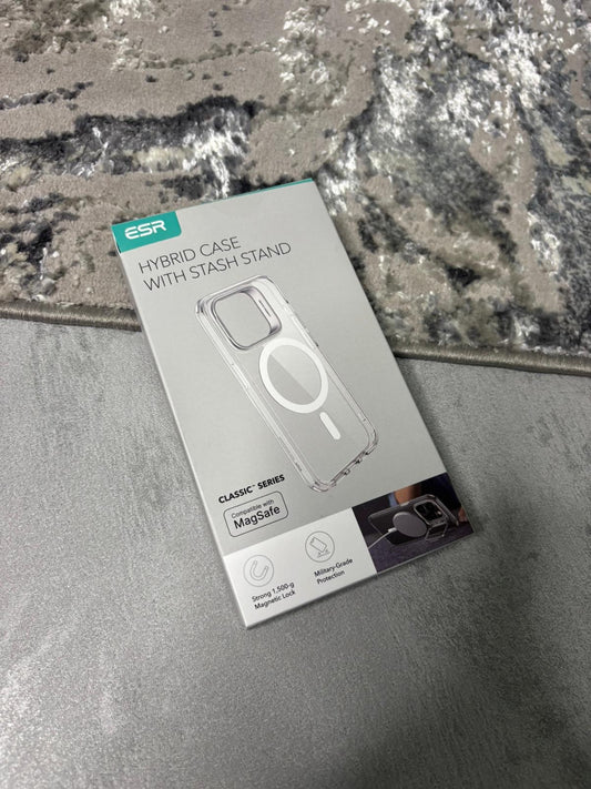 Hybrid case with stand stash - iPhone 15 pro