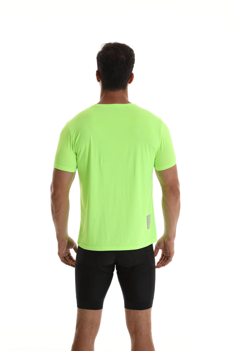 Wulibike Mens Active Wear Crew Neck Dry-Fit Breathable Running T Shirt Moisture Wicking Activewear Shirts 3 or 5 Pack