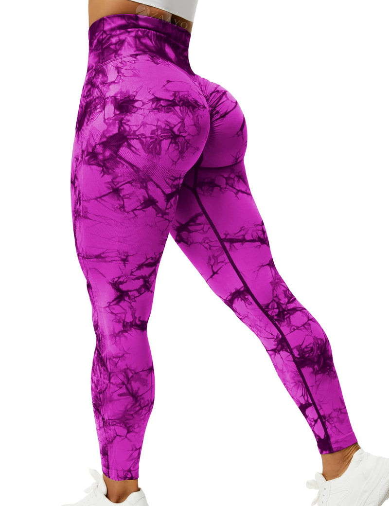 Sport Leggings for Women - High Waist Gym Leggings with Seamless Scrunch Butt for Yoga, Gym, Workout & Fitness