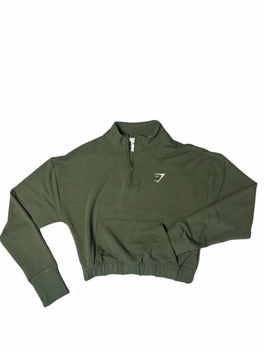 Gymshark Women’s Cropped Jumper - Khaki