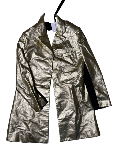 Gold Backless Comme Des Garçon Blazer