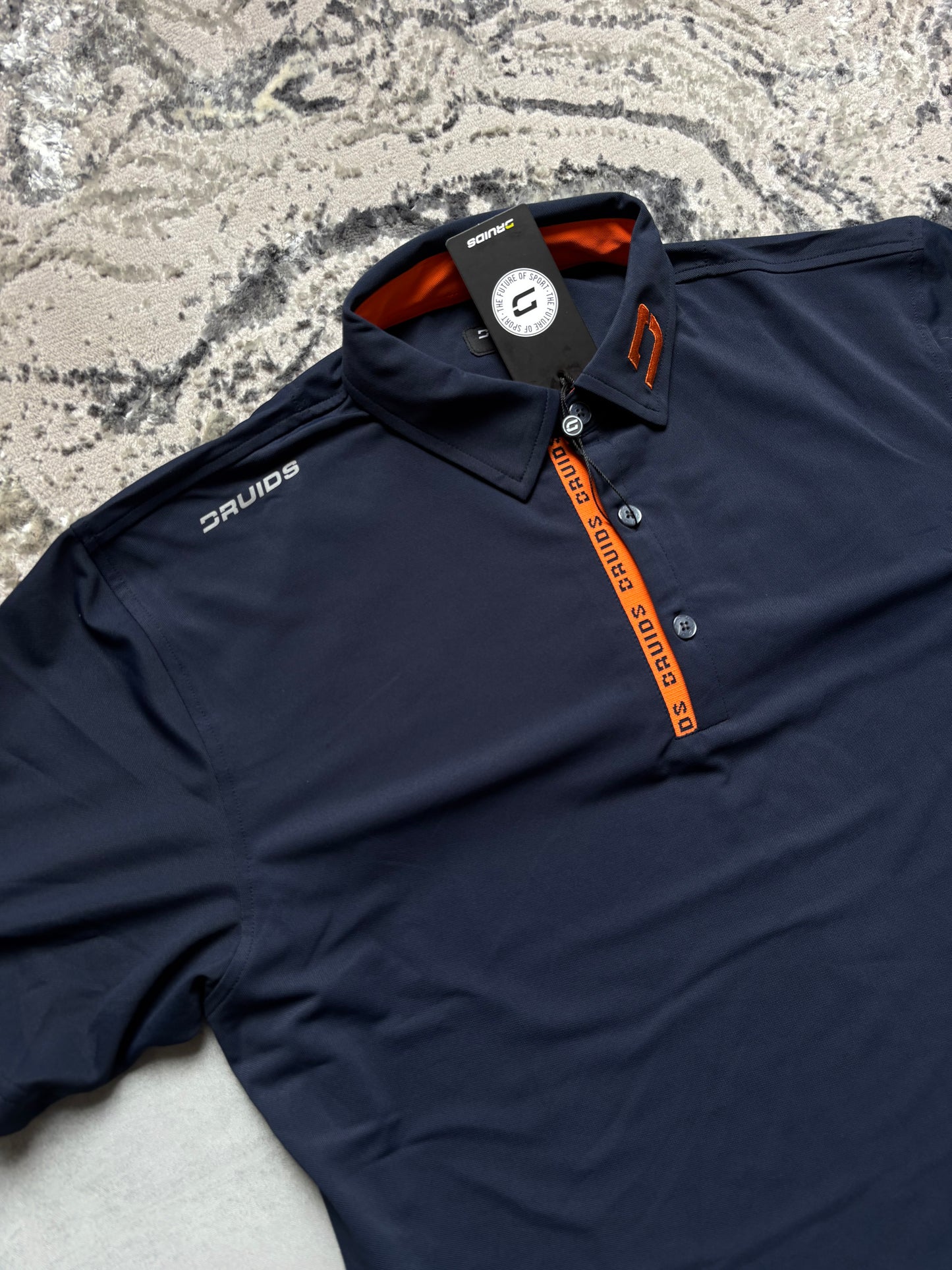 Druids Golf Polo Top - Navy