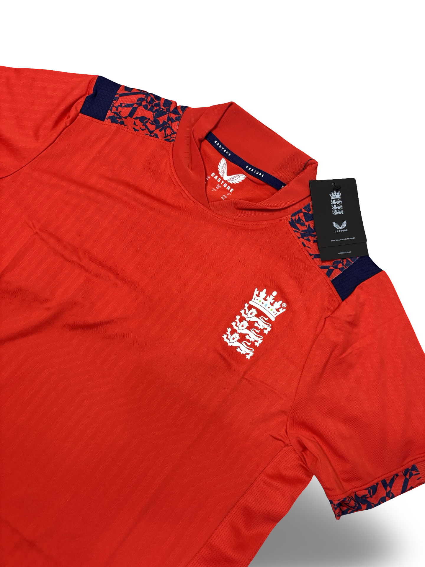 England Cricket x Castore Red Tee