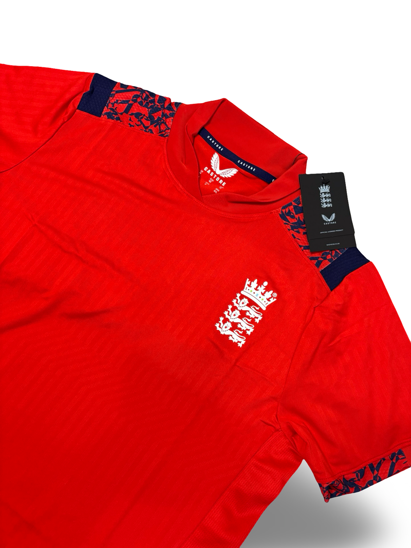 England Cricket x Castore Red Tee