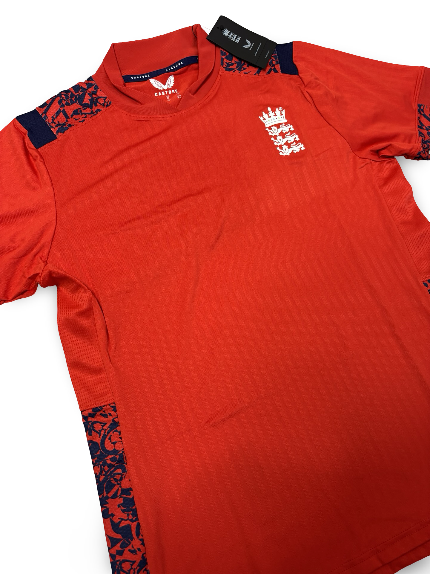 England Cricket x Castore Red Tee