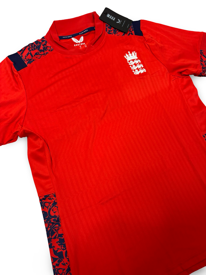 England Cricket x Castore Red Tee