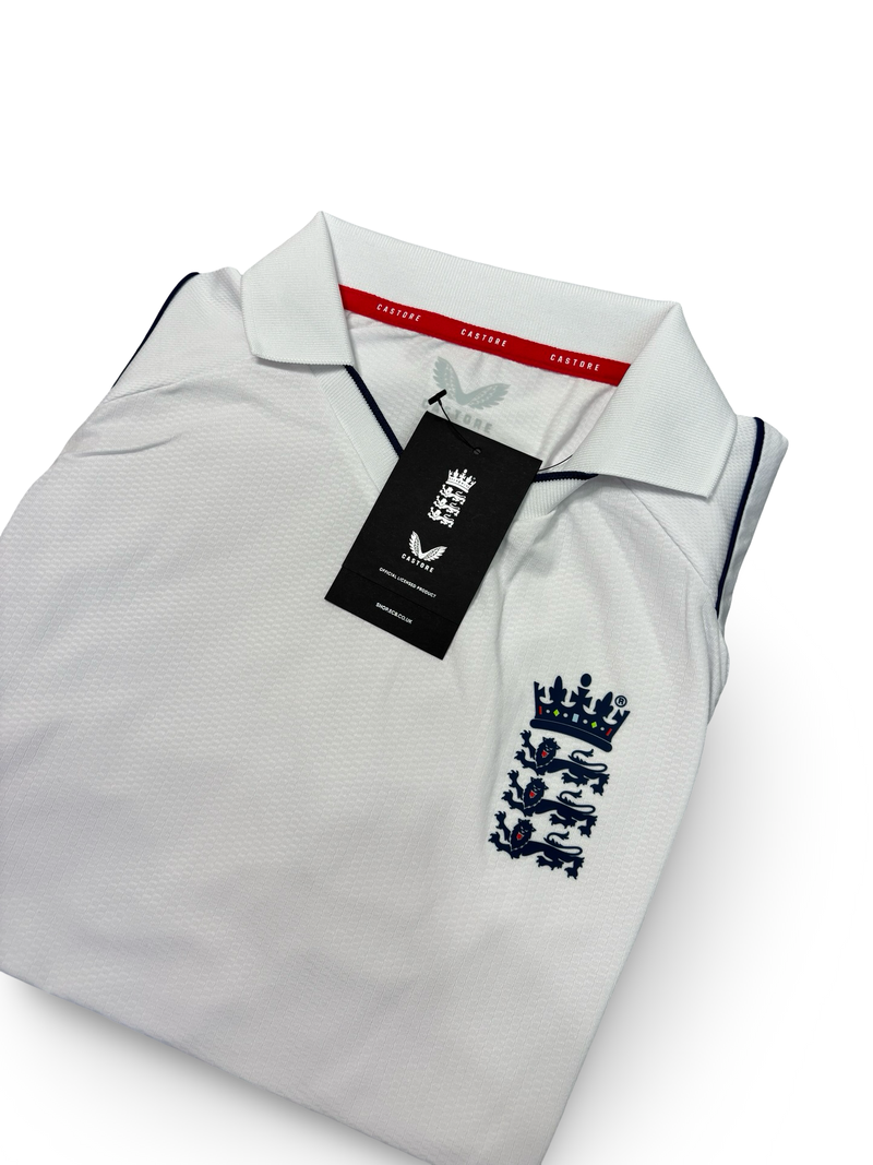 England Cricket x Castore Pro Long Sleeve Polo