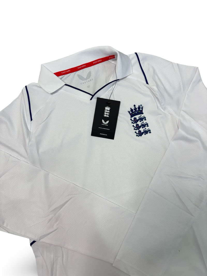 England Cricket x Castore Pro Long Sleeve Polo