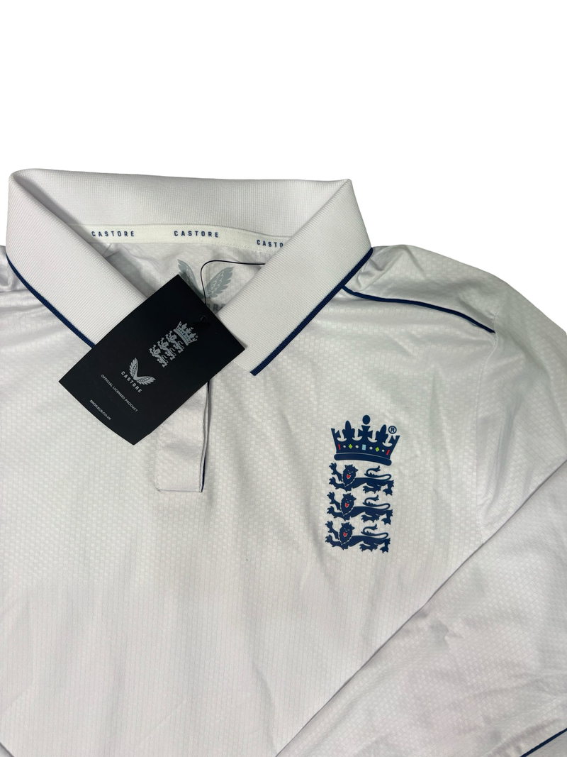 England Cricket x Castore Long Sleeve Polo