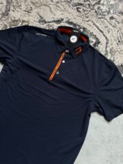 Druids Golf Polo Top - Navy - Image 3