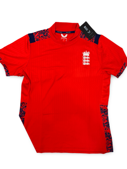 England Cricket x Castore Red Tee