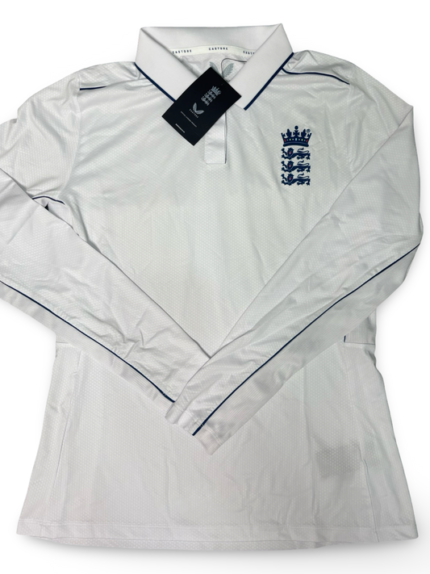 England Cricket x Castore Long Sleeve Polo